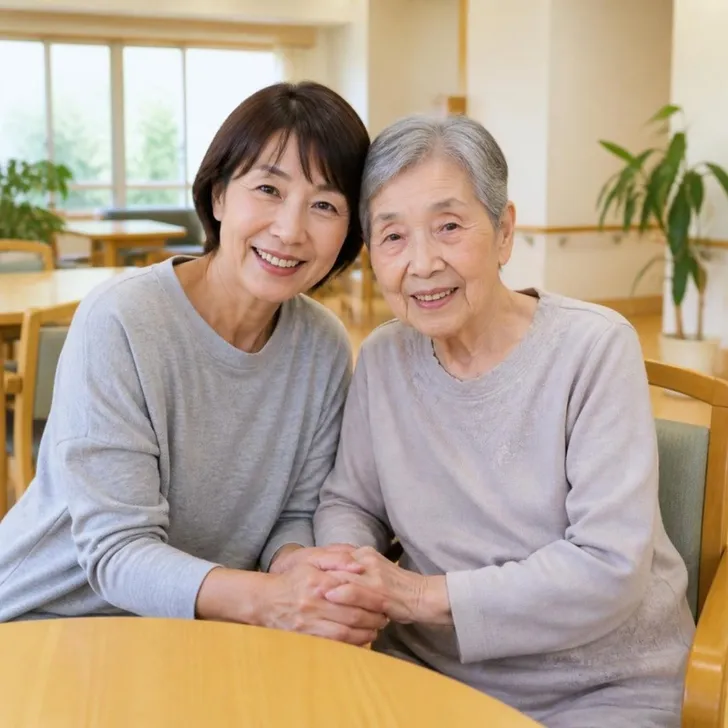 親子で書類を見ながら話す場面(イメージ)